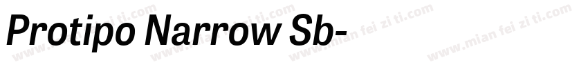 Protipo Narrow Sb字体转换